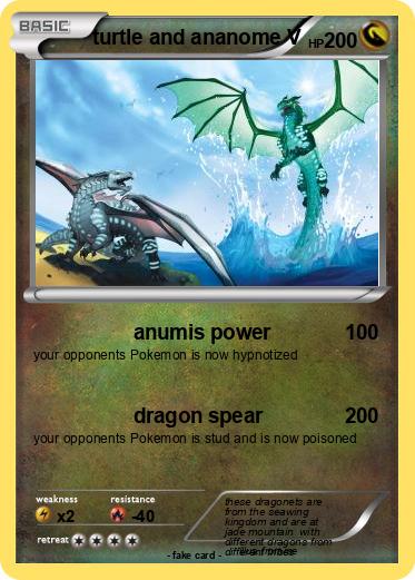 Pokemon turtle and ananome V