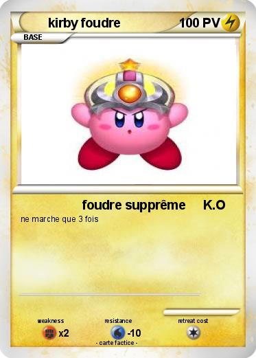 Pokemon kirby foudre