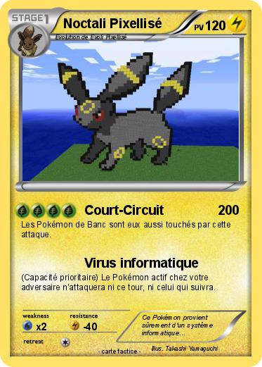 Pokemon Noctali Pixellisé