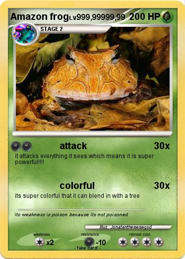 Pokemon Amazon frog