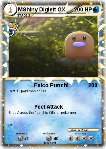 Pokemon MShiny Diglett GX
