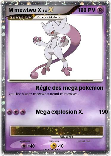 Pokemon M mewtwo X