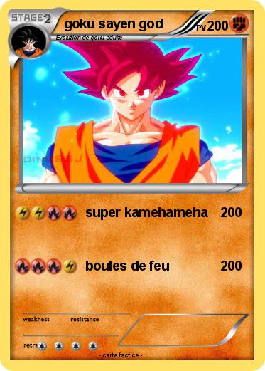 Pokemon goku sayen god