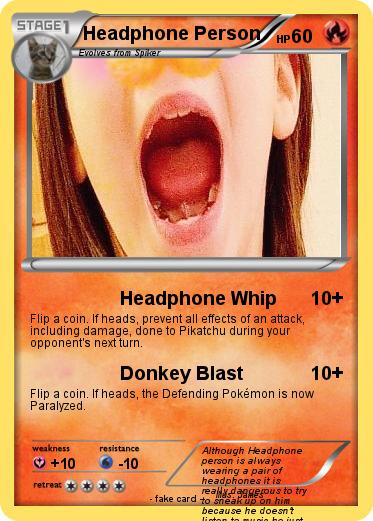 Pokemon Headphone Person