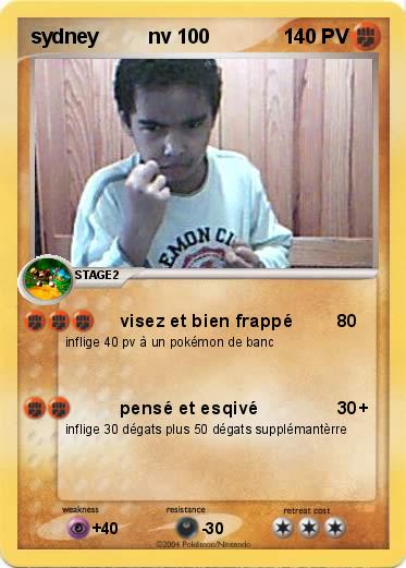 Pokemon sydney         nv 100