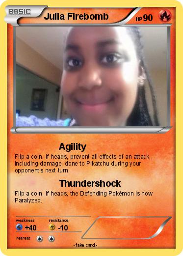 Pokemon Julia Firebomb