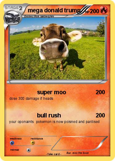 Pokemon mega donald trump