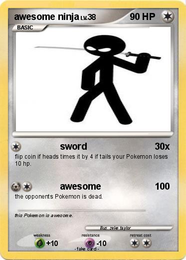 Pokemon awesome ninja