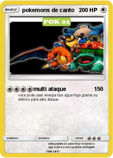 Pokemon pokemons de canto
