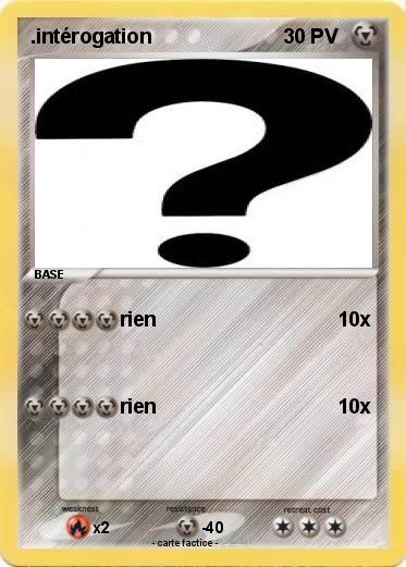 Pokemon .intérogation