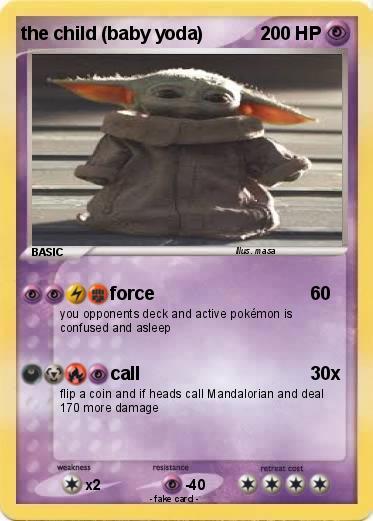 Pokemon the child (baby yoda)