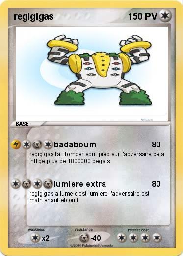 Pokemon regigigas 