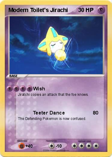 Pokemon Modern Toilet's Jirachi