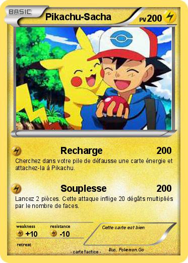 Pokemon Pikachu-Sacha