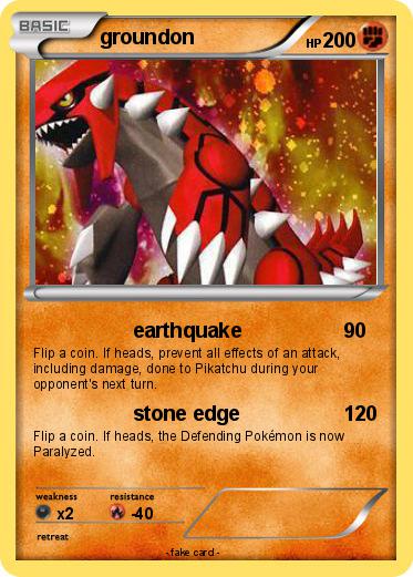 Pokemon groundon