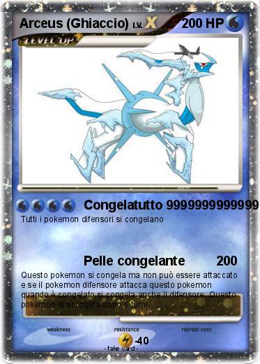 Pokemon Arceus (Ghiaccio)