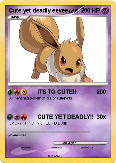 Pokemon Cute yet deadly eevee