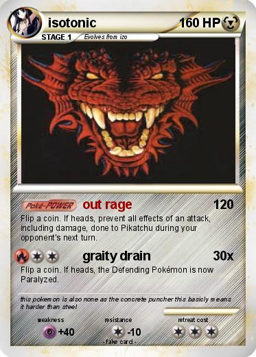Pokemon isotonic