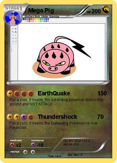 Pokemon Mega Pig