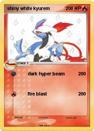 Pokemon shiny white kyurem