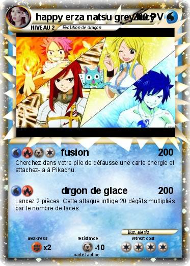Pokemon happy erza natsu grey lucy