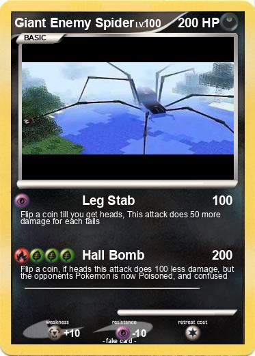 Pokemon Giant Enemy Spider
