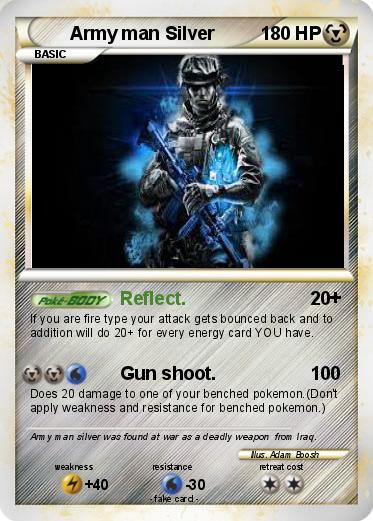 Pokemon Army man Silver