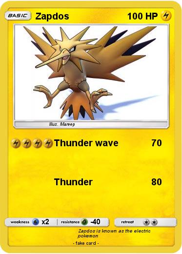 Pokemon Zapdos