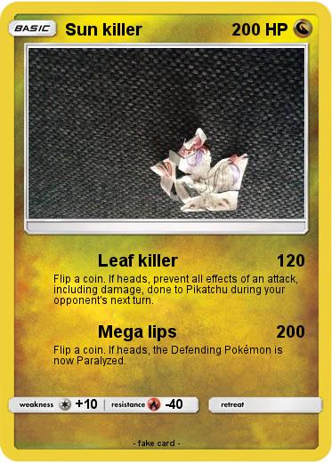 Pokemon Sun killer
