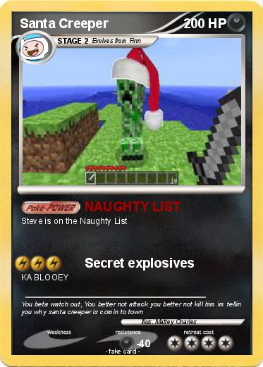 Pokemon Santa Creeper