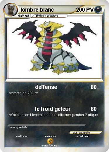 Pokemon lombre blanc