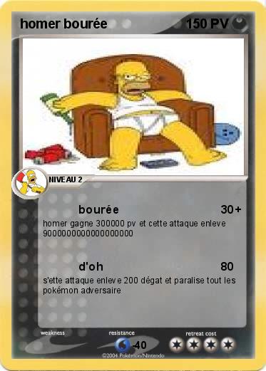 Pokemon homer bourée