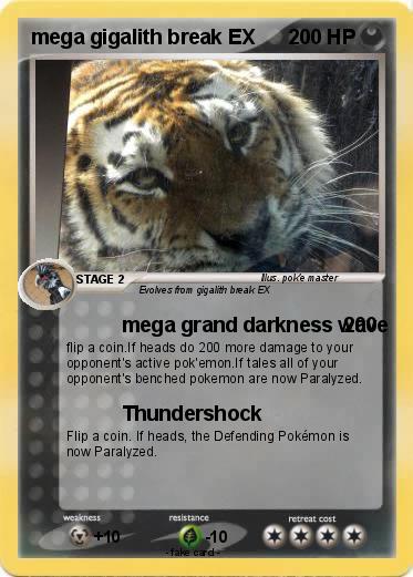 Pokemon mega gigalith break EX