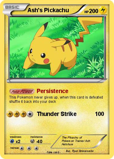 Pokemon Ash's Pickachu
