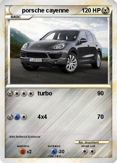 Pokemon porsche cayenne