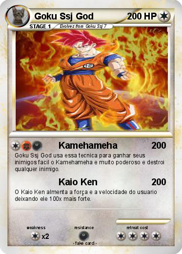 Pokemon Goku Ssj God