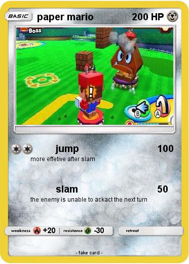 Pokemon paper mario