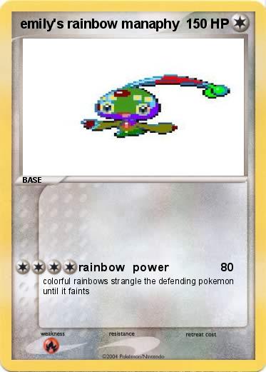 Pokemon emily's rainbow manaphy