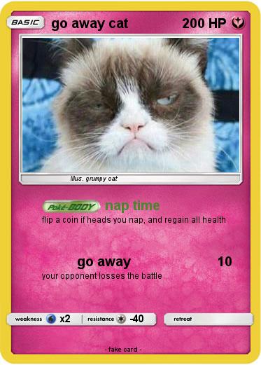 Pokemon go away cat