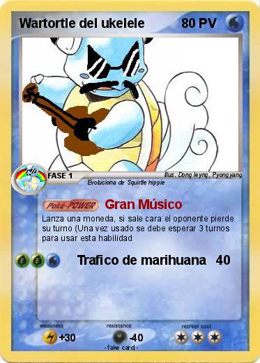 Pokemon Wartortle del ukelele