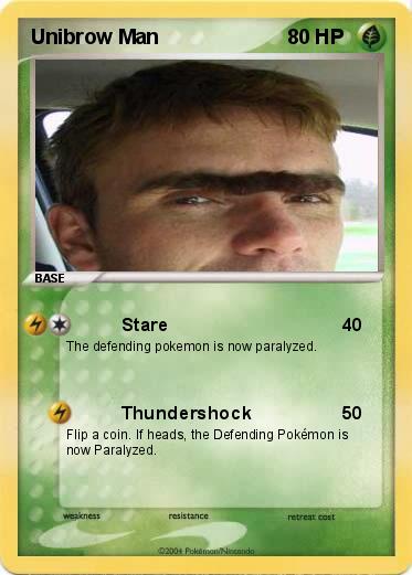 Pokemon Unibrow Man