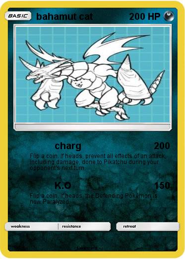 Pokemon bahamut cat
