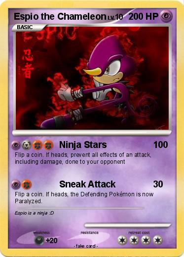 Pokemon Espio the Chameleon