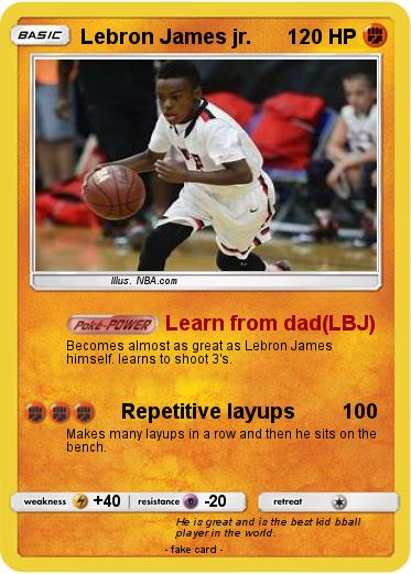 Pokemon Lebron James jr.