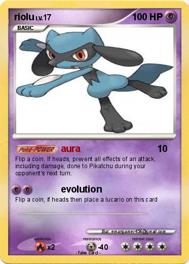 Pokemon riolu
