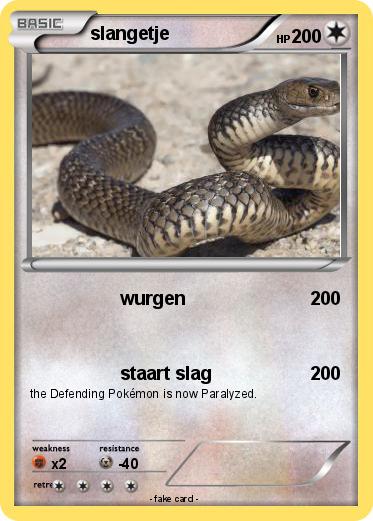 Pokemon slangetje