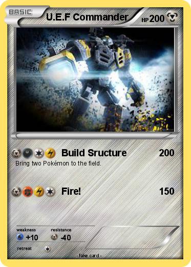 Pokemon U.E.F Commander