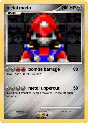 Pokemon metal mario