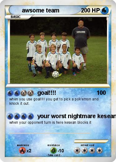 Pokemon awsome team