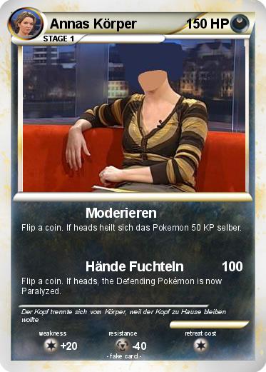 Pokemon Annas Körper